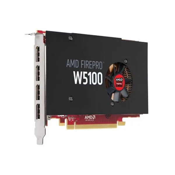 T8G48 - Dell AMD FirePro W5100 4GB 4 x DisplayPort / 2 x DVI Video Graphics Card
