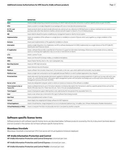 TA122AA - HP Ops/Performance Agent License Non-production