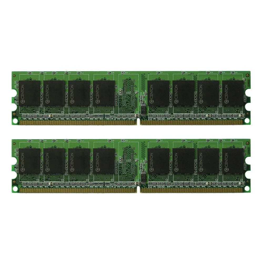 TAA800PC4096K2 - Centon 8GB Kit (2 X 4GB) DDR2-800MHz PC2-6400 Non-ECC Unbuffered CL6 240-Pin UDIMM 1.8V Dual Rank Memory