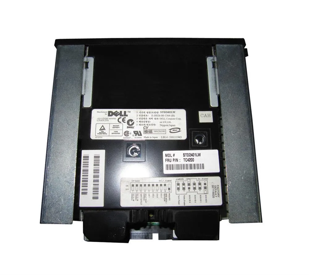 TC4200-393 - Dell 20/40GB DDS-4 DAT 4MM SCSI LVD HH Internal Tape Drive