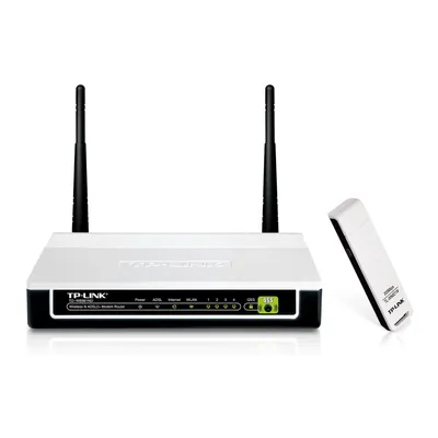 TD-W300KIT - TP-Link 300Mbps Wireless N ADSL2+ Network Starter Kit