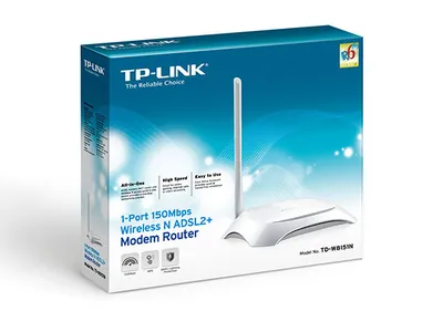 TD-W8151N - TP-LINK 150Mbps Wireless N ADSL2+ Modem Router