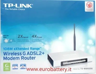 TD-W8920G - TP-Link 108M Wireless ADSL2+ Router