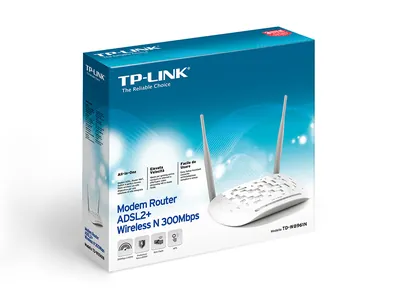 TP-Link TD-W8961NB(DE) 300Mbps Wireless N ADSL2+ Modem Router(Annex B)