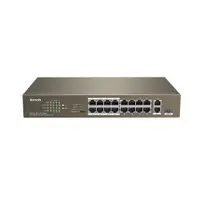 TEF1118P-16-150W - Tenda 16FE+2GE/1SFP Desktop Switch With 16-Port PoE