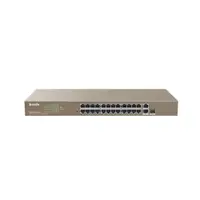 TEF1226P-24-410W - Tenda 24FE+2GE/1SFP Smart Switch With 24-Port PoE