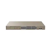 TEG1126P-24-410W - Tenda 24GE+2SFP Ethernet Switch With 24-Port PoE