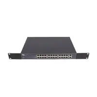 TJ657 - Dell PowerConnect 2324 24 x Ports 10/100Base-T + 2 x Ports 10/100/1000Base-T Fast Ethernet Network Switch