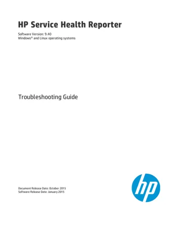 TJ757AAE - HP Service Health Reporter License