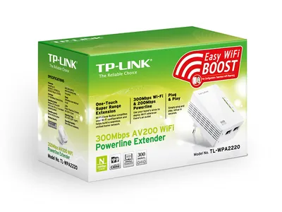 TL-WPA2220 - TP-Link 300Mbps AV200 Wi-Fi Powerline Extender