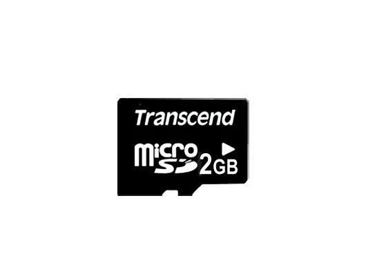 TRN-TS2GUSDC - Transcend 2GB microSD Flash Memory Card