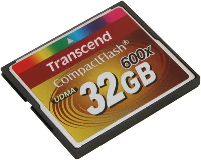 TRN-TS32GCF600 - Transcend 32GB 600x CompactFlash (CF) Memory Card