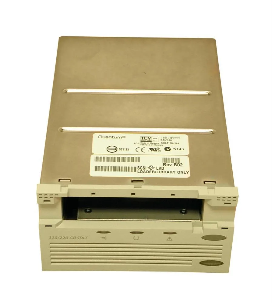 TRS12AA-YF - Quantum 110/220GB SDLT SCSI Se/LVD Internal FH Tape Drive