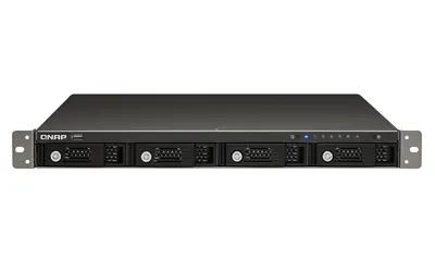 Western Digital TS-412/12TB-RED Qnap 4-Bay 12TB (4 x 3TB) 1.2GHz 10/100/1000Mbps Ethernet 4 x SATA 3Gbps RAID 0/5/6/10 JBOD Network Attached Storage Server