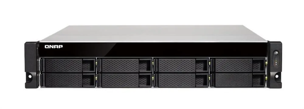 TS-873U-RP-8G-US QNAP TS-873U-RP-8G-US AMD R-Series RX-421ND 2.1GHz/ 8GB DDR4/ 6GbE/ 8SATA3/ USB3.0/ 8-Bay 2U Rackmount NAS for SMB