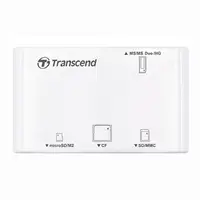 TS-RDP8W - Transcend All-in-1 Multi Card Reader - CompactFlash Type I CompactFlash Type II Microdrive Secure Digital (SD) Card miniSD Card miniSD