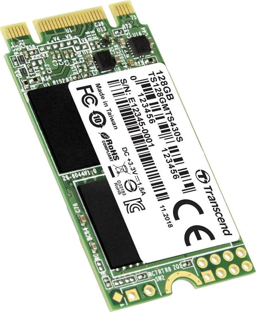 TS128GMTS430S - Transcend 430S 128GB SATA 6Gb/s M.2 2242 Solid State Drive