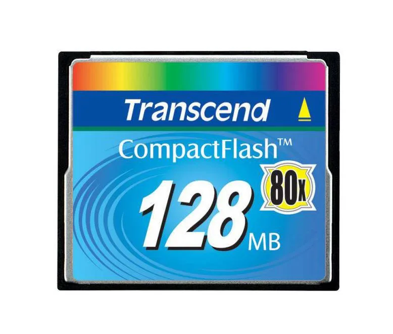 TS128MCF80-P - Transcend 128MB PIO Fix Mode Type-I CompactFlash (CF) Memory Card