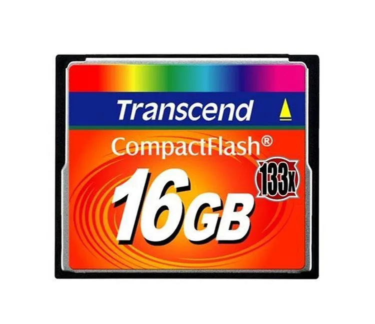 TS16GCF133 - Transcend 16GB 133x CompactFlash (CF) Memory Card