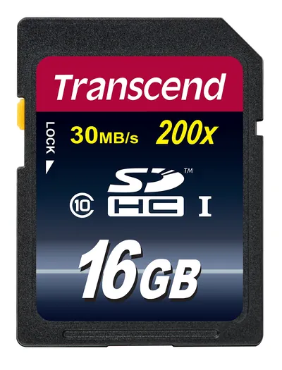 TS16GSHDC6-P2 - Transcend 16GB Class 6 SDHC Flash Memory Card