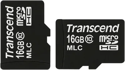 TS16GUSDC10M - Transcend 16GB Class 10 microSDHC Flash Memory Card