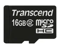 TS16GUSDC2 - Transcend 16GB Class 2 microSDHC Flash Memory Card