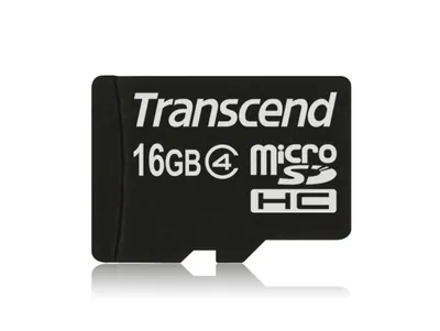 TS16GUSDHC4-P3 - Transcend 16GB Class 4 microSDHC Flash Memory Card with P3 Card Reader