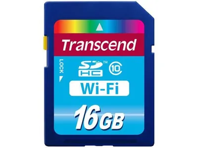 TS16GWSDHC10-B2 - Transcend 16GB Wi-Fi Class 10 SDHC Flash Memory Card