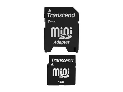 TS1GSDM - Transcend 1GB miniSD Flash Memory Card