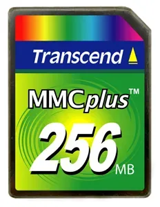 TS256MMC4 - Transcend 256MB MMC Plus Flash Memory Card