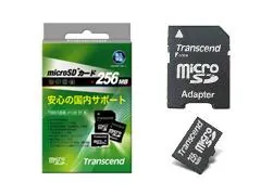 TS256MUSD - Transcend 256MB microSD Flash Memory Card