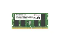TS2666HSB-16G - Transcend 16GB 2666 MHz PC4-21300 Non-ECC Unbuffered CL19 288-Pin DIMM 1.2V 2Rx8 Memory Module
