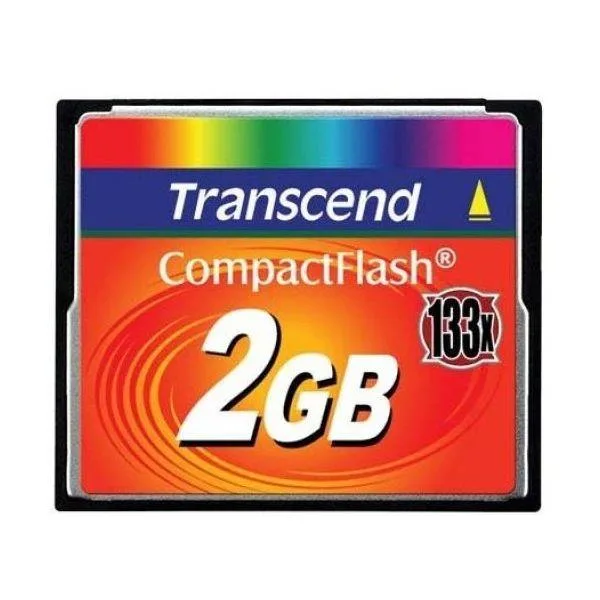 TS2GCF133-B2 - Transcend 2GB 133x CompactFlash (CF) Memory Card