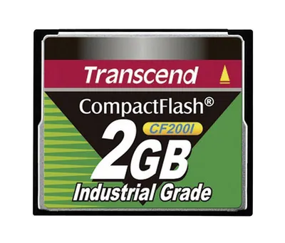 TS2GCF200I - Transcend 2GB 200x Industrial CompactFlash (CF) Memory Card
