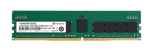 TS2GHR72V2E - Transcend 16GB DDR4-3200MHz PC4-25600 ECC Registered CL22 288-Pin RDIMM 1.2V Single Rank Memory Module