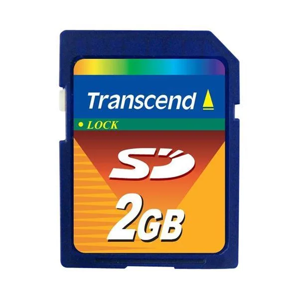 TS2GSDC-BK - Transcend 2GB SD Flash Memory Card