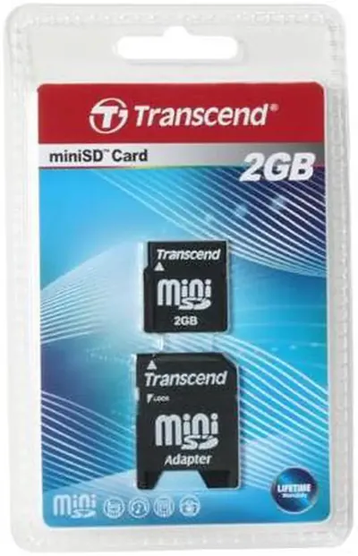 TS2GSDM - Transcend 2GB miniSD Flash Memory Card