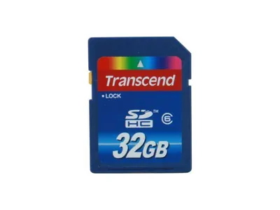 TS32GSDHC6 - Transcend 32GB Class 6 SDHC Flash Memory Card