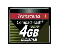 TS4GCF100I-P - Transcend 4GB 100x Hi-Speed Industrial CompactFlash (CF) Memory Card