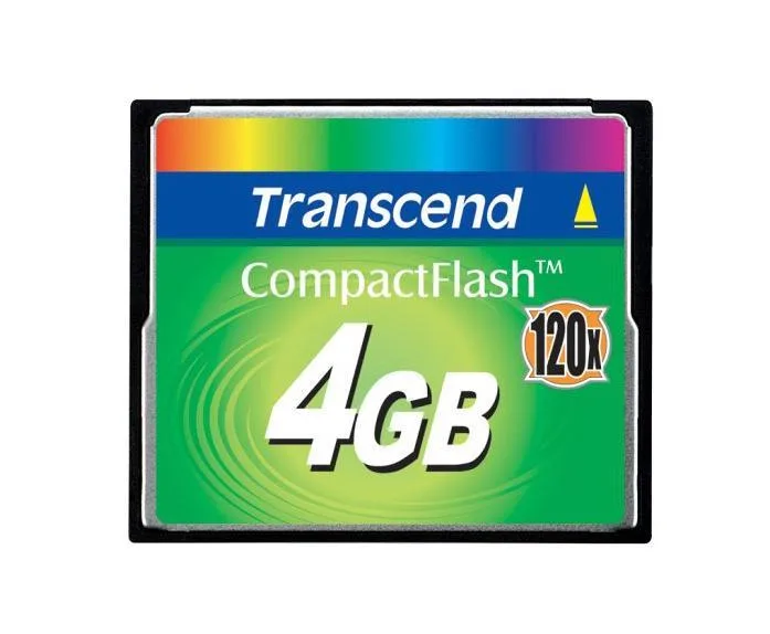 TS4GCF120-P - Transcend 4GB PIO Fix Mode Type-I CompactFlash (CF) Memory Card