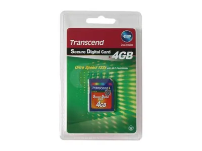 TS4GSD133 - Transcend 4GB SD Flash Memory Card