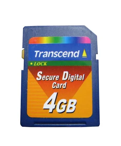 TS4GSDC - Transcend 4GB Class 2 SDHC Flash Memory Card