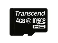 TS4GUSDHC6-MS - Transcend 4GB Class 6 microSDHC Flash Memory Card