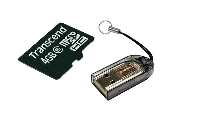 TS4GUSDHC6-S3 - Transcend 4GB Class 6 microSDHC Flash Memory Card