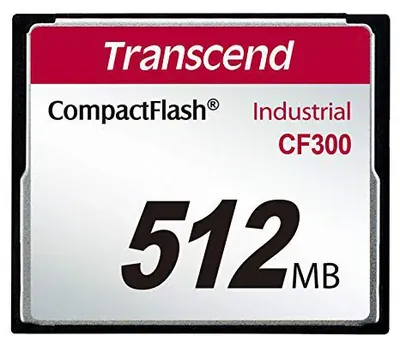 TS512MCF300 - Transcend 512MB CompactFlash (CF) Memory Card