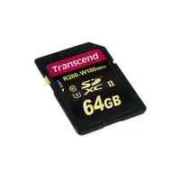 TS64GSD2U3 - Transcend 64GB Class 3 SDXC UHS-II U3 Flash Memory Card