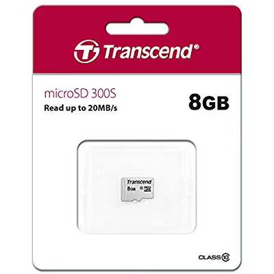 TS8GUSDC10 - Transcend 8GB Class 10 microSDHC Flash Memory Card
