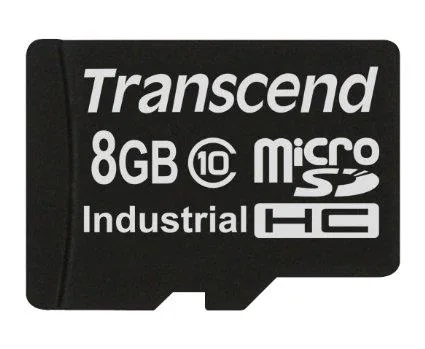 TS8GUSDC10I - Transcend 8GB Industrial Temp microSD Flash Memory Card