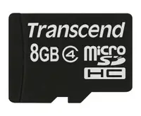 TS8GUSDC4 - Transcend 8GB Class 4 microSDHC Flash Memory Card