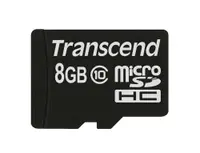 TS8GUSDHC10-B2 - Transcend 8GB Class 10 microSDHC Flash Memory Card